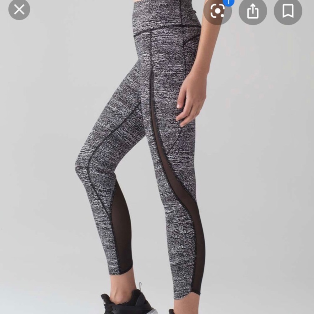 Lululemon pace perfect 7/8 🍋